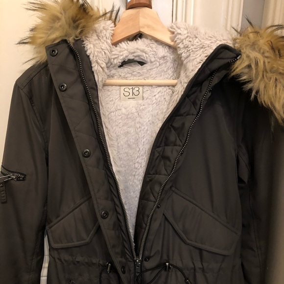 S13 Hooded Anorak Parka Jacket from Anthropologie - Picture 10 of 13
